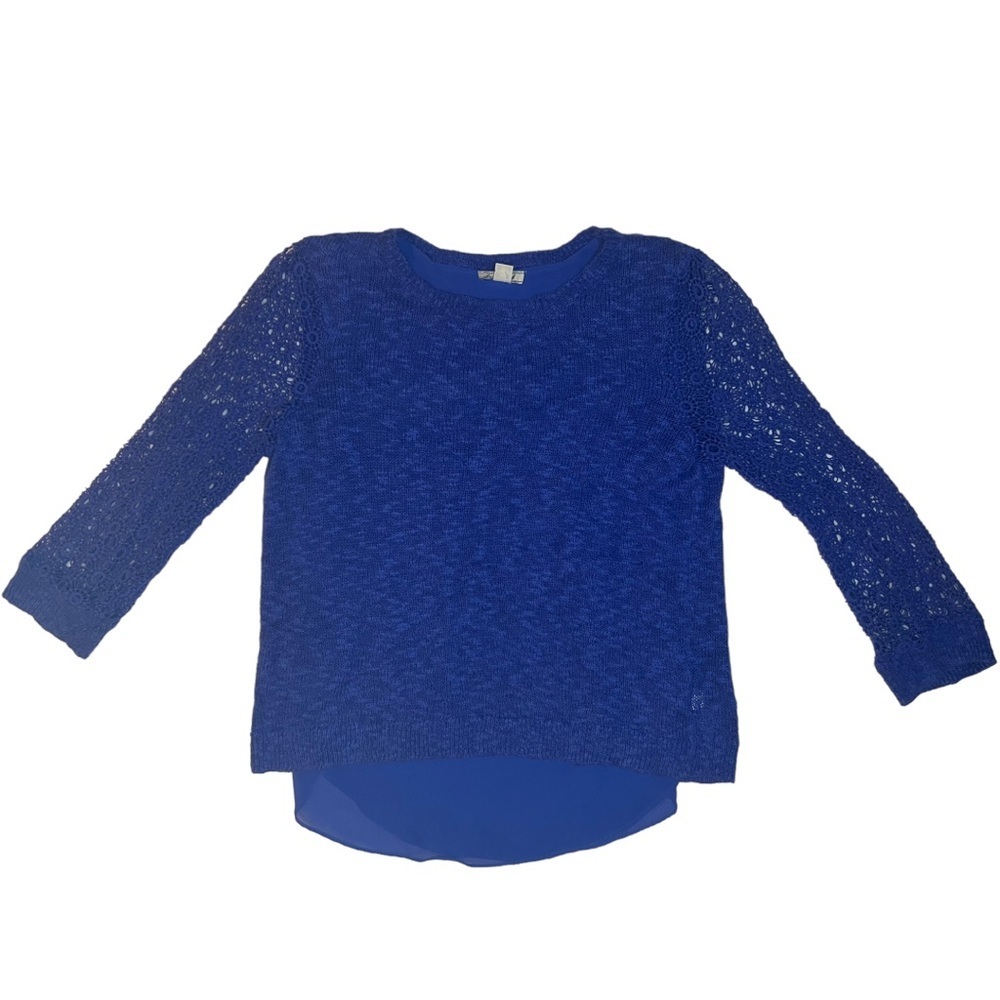 Lucky Brand  Cinema Sweater, Size XS, Blue - Picture 3 of 11